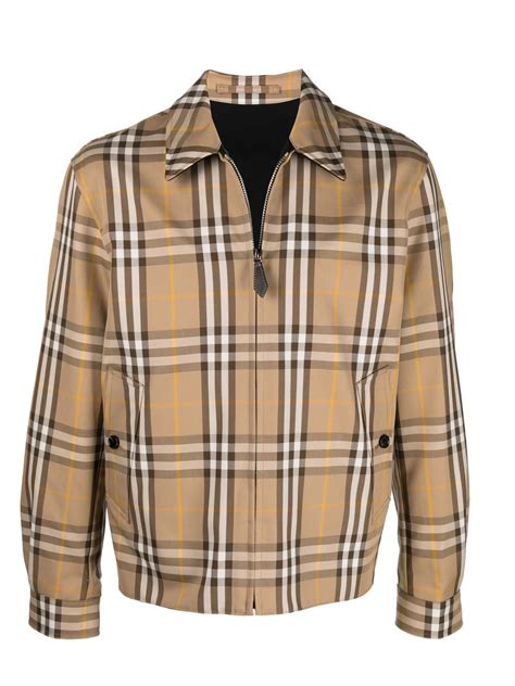 kurze burberry jacke reißverschluss|Burberry Wendbare Jacke Mit Reißverschluss .